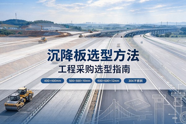 竹山沉降板选择方法